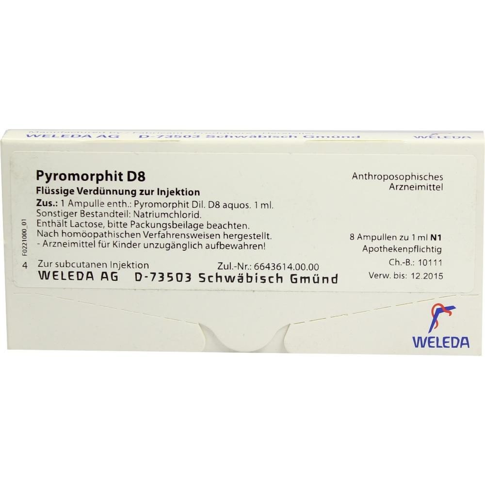 WELEDA PYROMORPHIT D 8 Ampullen 8X1 ml Ampullen