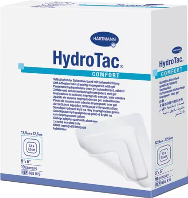 HYDROTAC comfort Schaumverband 12,5x12,5 cm steril 10 St Verband