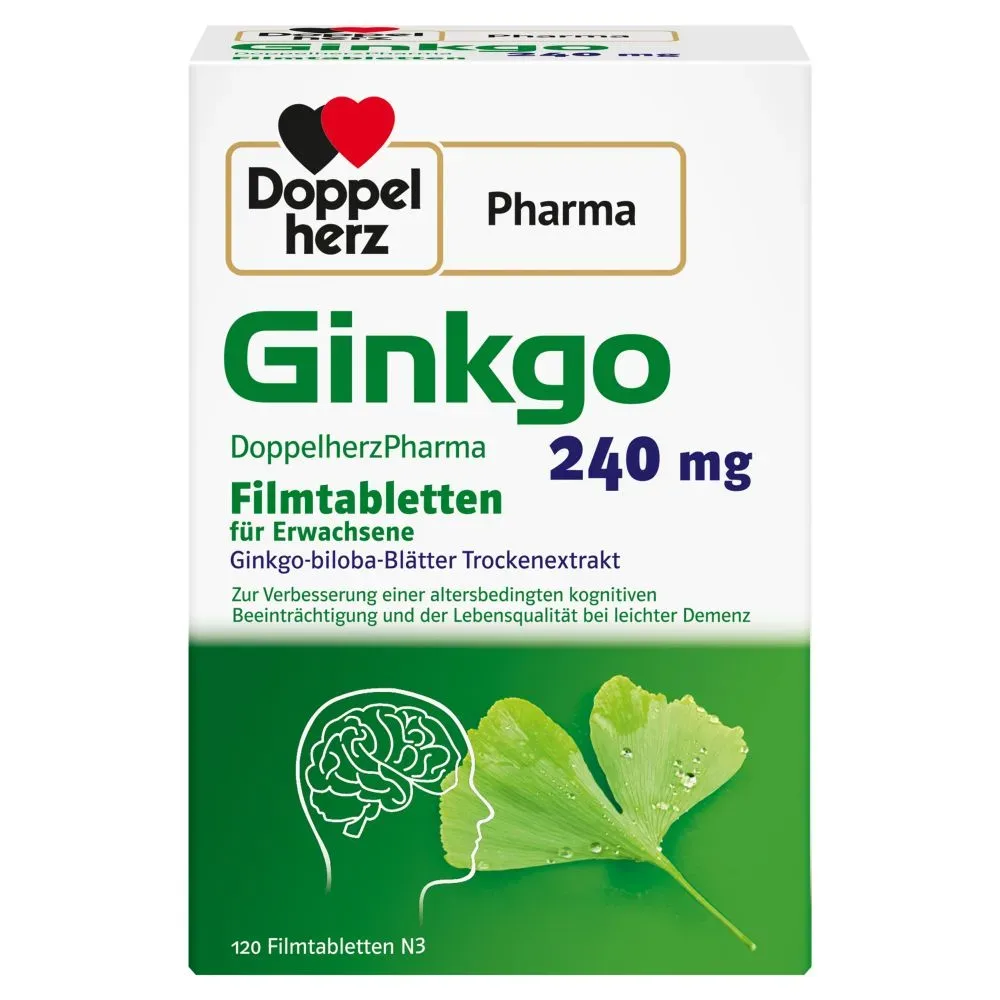 Doppelherz Pharma Ginkgo 240mg 120 St Filmtabletten