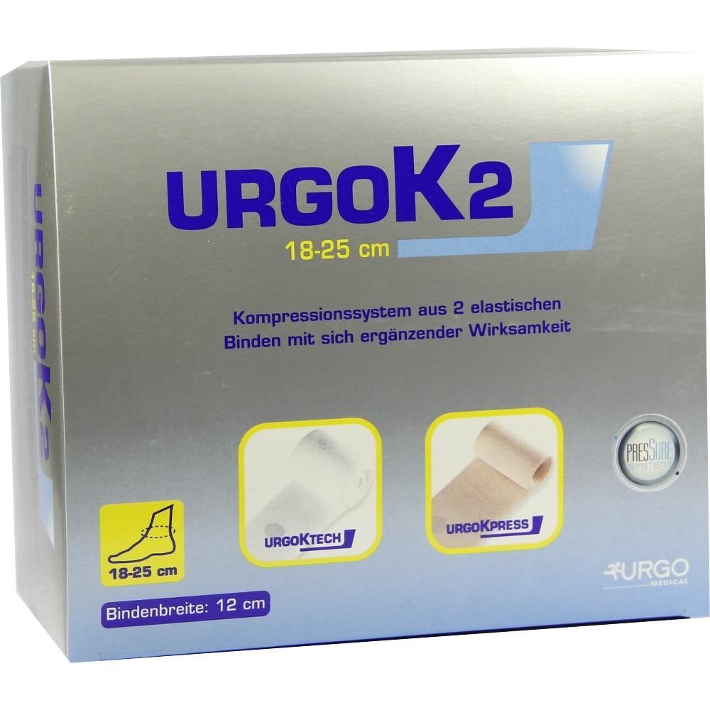URGOK2 Kompr.Syst.12cm Knöchelumf.18-25cm 1 St Binden
