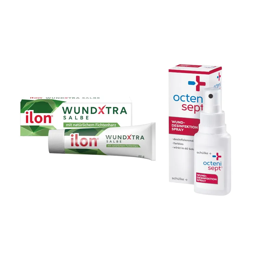 ilon WundXtra + Octenisept Wund- & Desinfektionsspray Set 1 Sparset