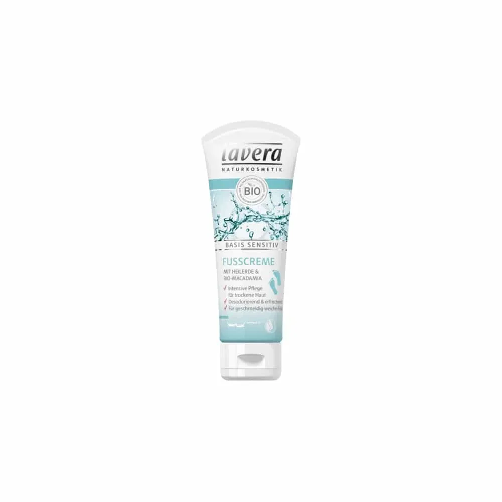 Lavera Basis Sensitiv Fußcreme 75 ml Creme