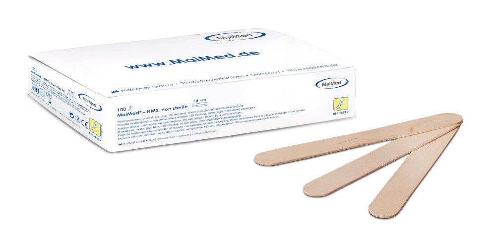 MAIMED Holzmundspatel unsteril 100 St