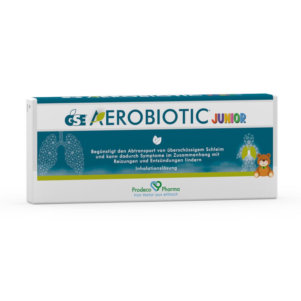 GSE Aerobiotic Junior Einm.Amp.f.Vern.Inhal.-Lsg. 10X5 ml Inhalationslösung