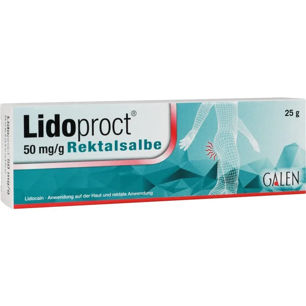 Lidoproct 50 mg/g Rektalsalbe 25 g Salbe
