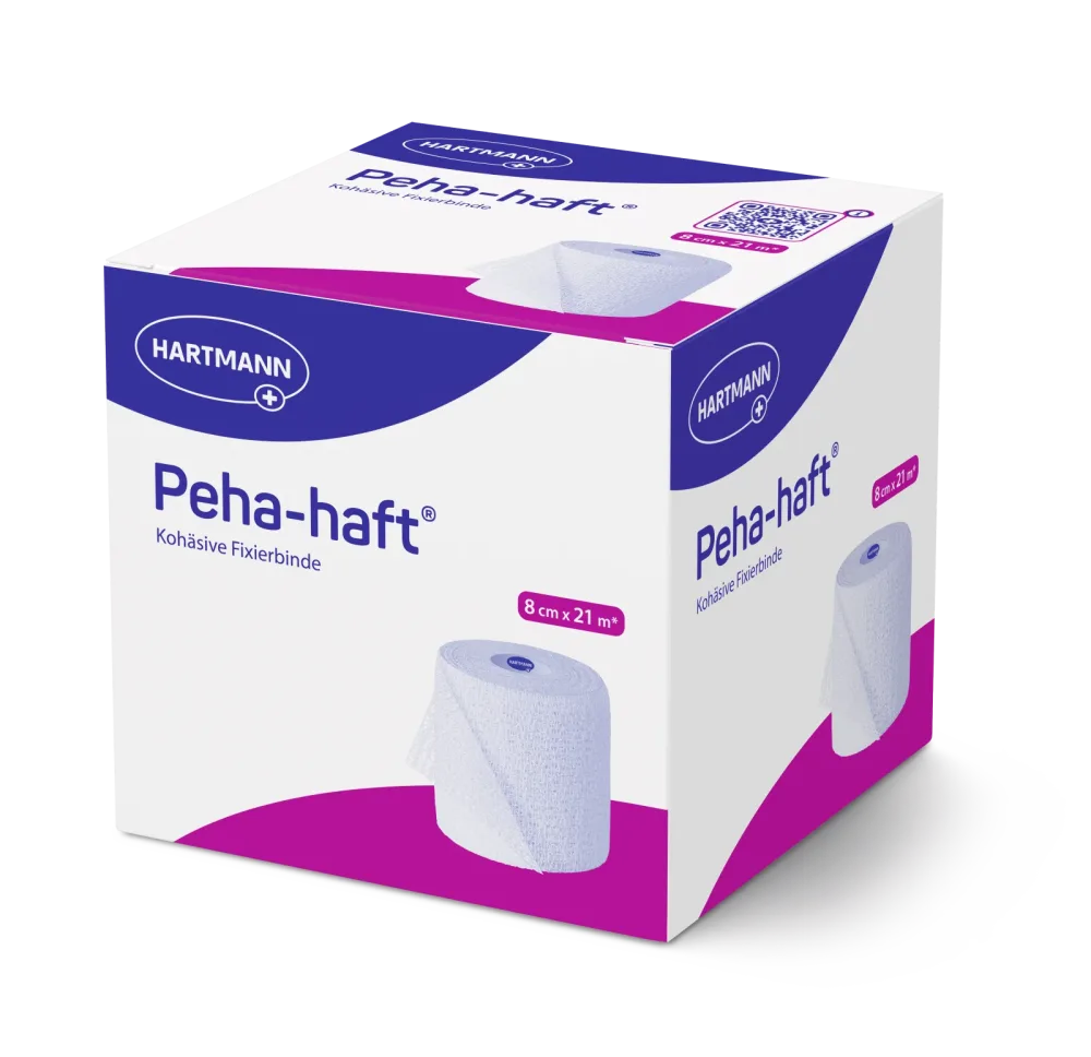 Peha-haft Color Fixierbinde 8cm x 21m 1 St Binden