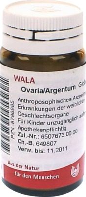 WALA Ovaria/Argentum Globuli 20 g Globuli