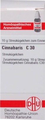 CINNABARIS C 30 Globuli 10 g Globuli