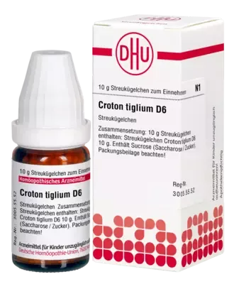 CROTON TIGLIUM D 6 Globuli 10 g Globuli