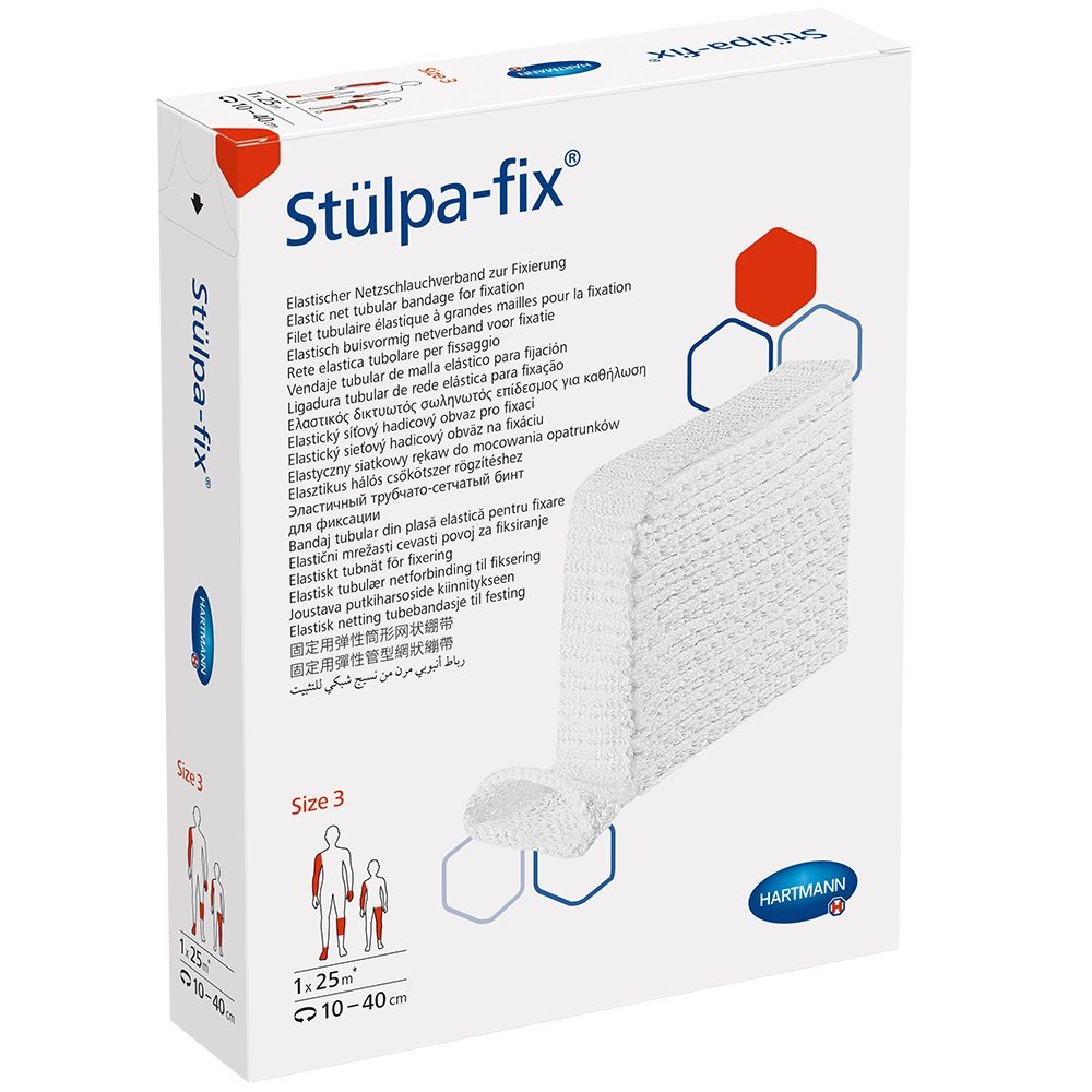 STÜLPA Fix Gr.3 Hand/Arm/Kdr.Kopf 25 m Netzschl. 1 St Verband