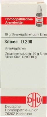 SILICEA D 200 Globuli 10 g Globuli