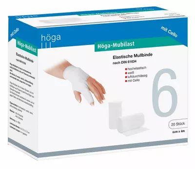 HÖGA MUBILAST Fixierbinde 6 cmx4 m m.Cellophan 1 St Binden