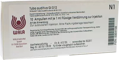 Tuba auditiva GL D12 10X1 ml Ampullen