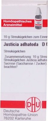 JUSTICIA adhatoda D 6 Globuli 10 g Globuli