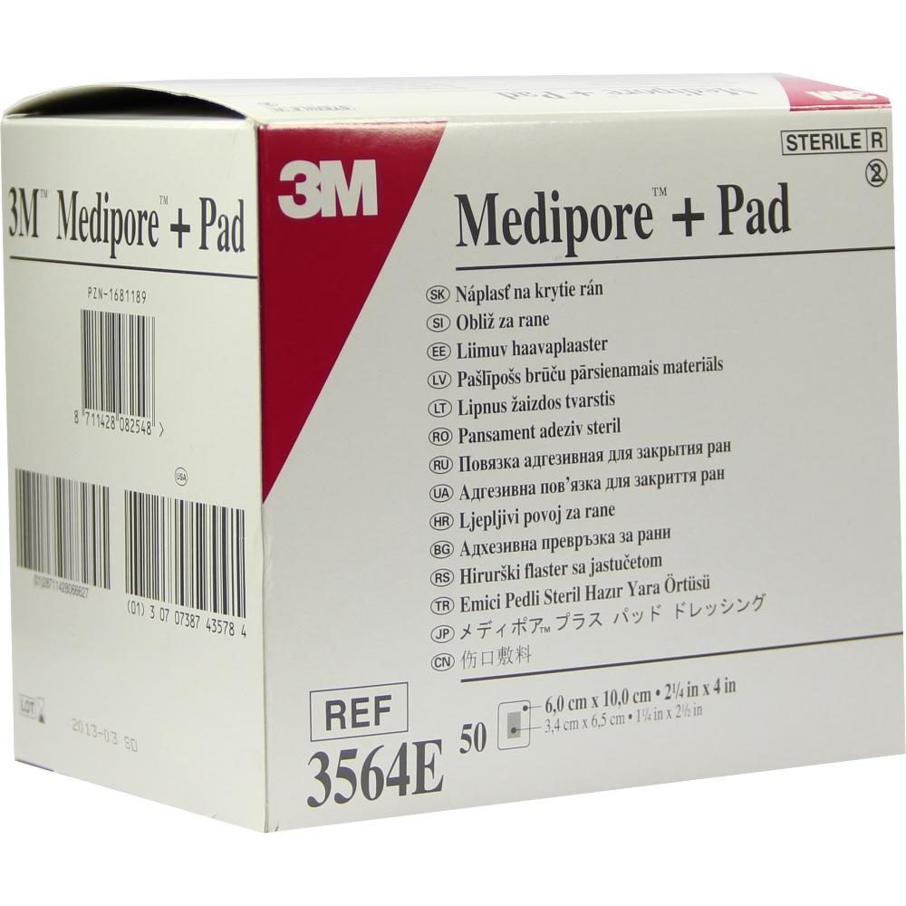 MEDIPORE Plus Pad 3564E steriler Wundverband 50 St Verband