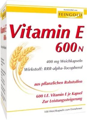 VITAMIN E 600 N Weichkapseln 100 St Weichkapseln