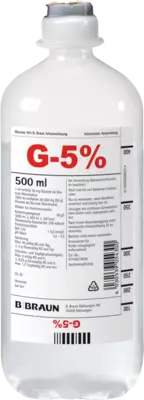 GLUCOSE 5% B.Braun Ecoflac Plus 10X250 ml Infusionslösung