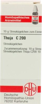 THUJA C 200 Globuli 10 g Globuli