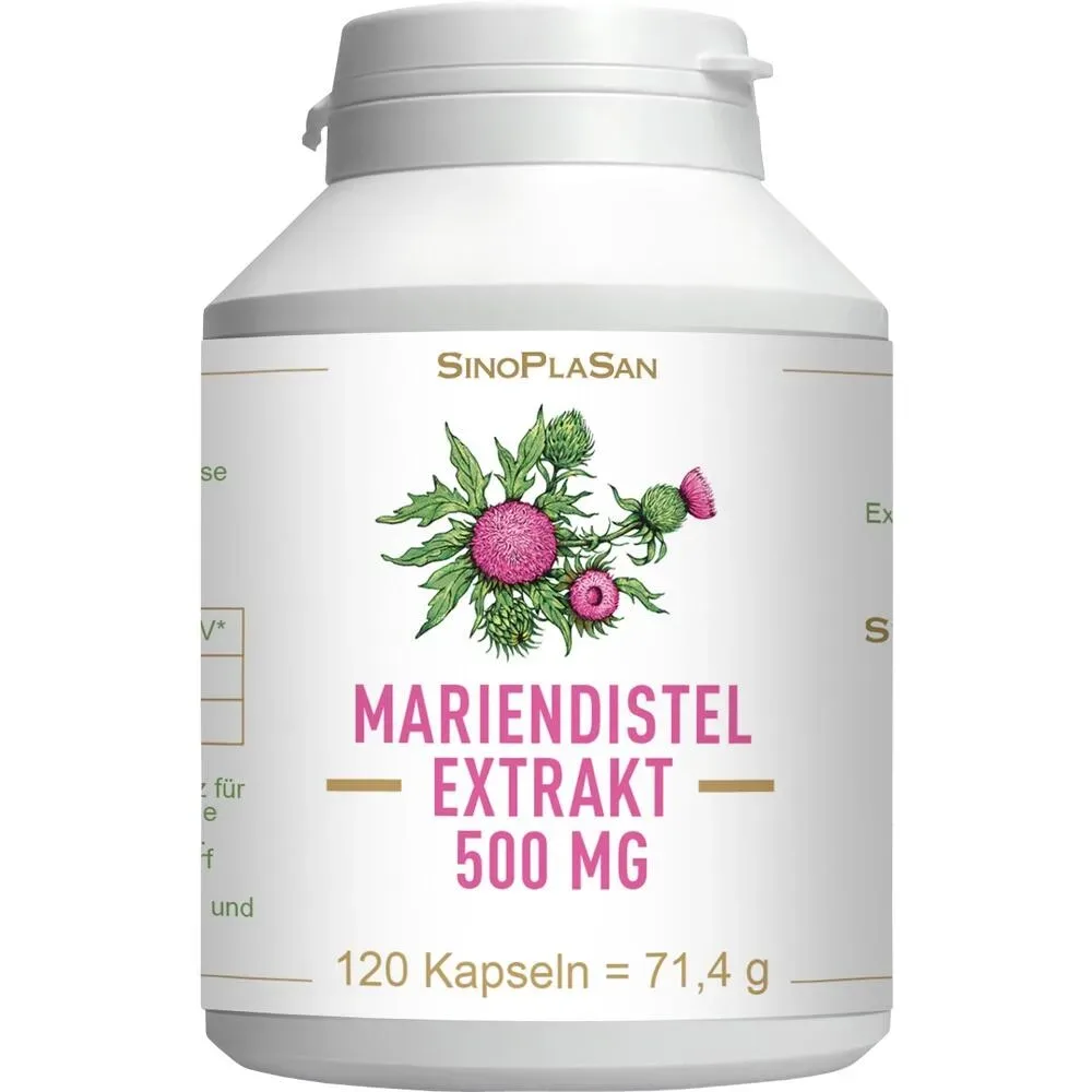 Mariendistel Extrakt 500 MG Mono  120 St Kapseln