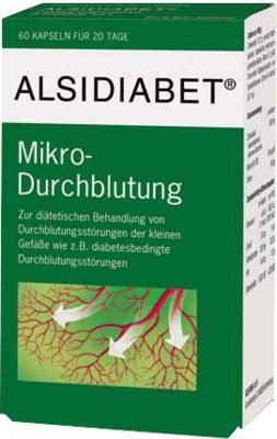 ALSIDIABET Diabetiker Mikro Durchblutung  60 St Kapseln