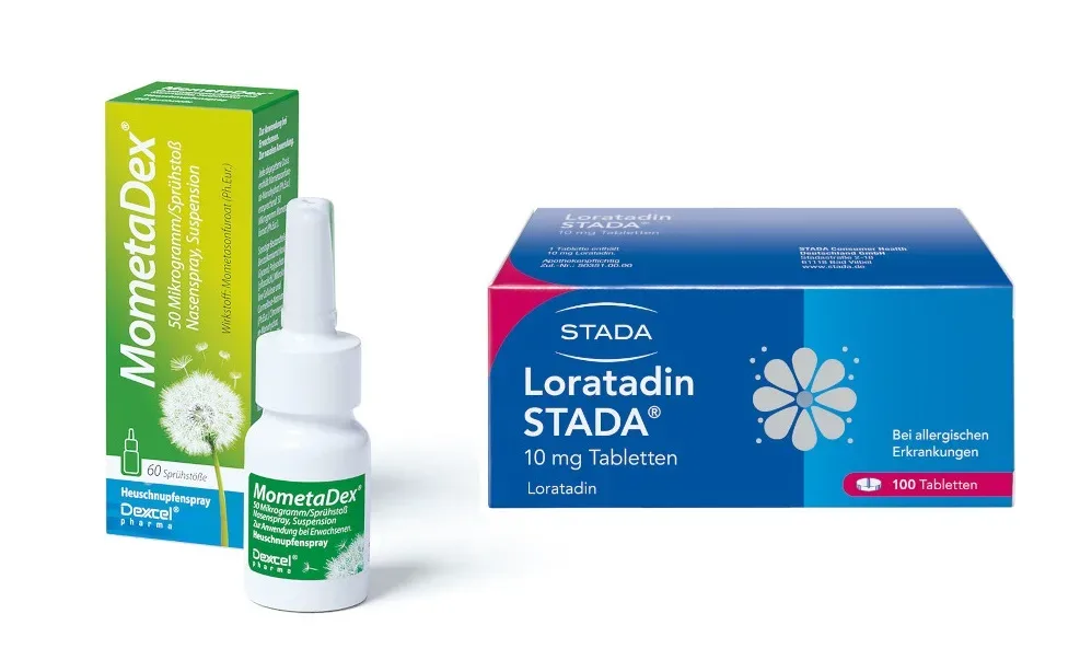 Allergie Set Kortisonspray & Loratadin 1 Sparset