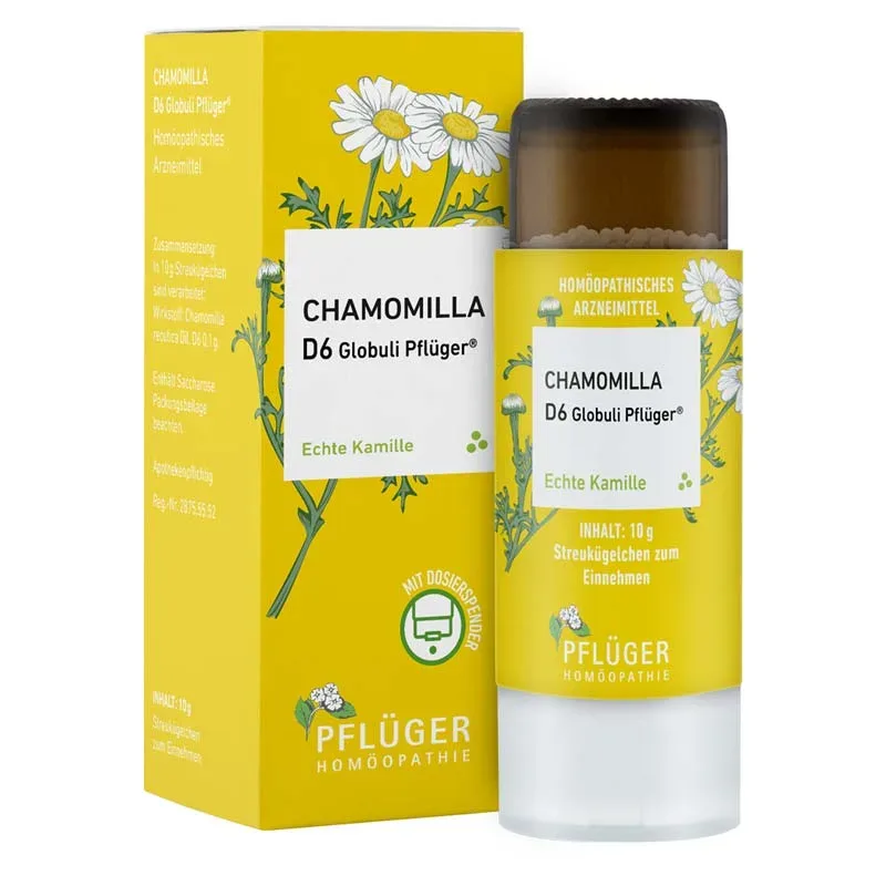 Chamomilla D6 Globuli Pflüger 10 g Globuli