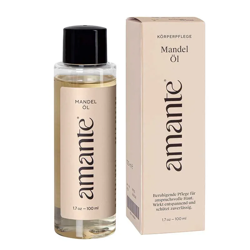 Mandelöl 100% Rein Hautpflegeöl Amante 100 ml Öl