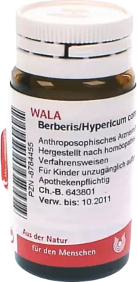 Berberis/Hypericum comp. Globuli 20 g Globuli