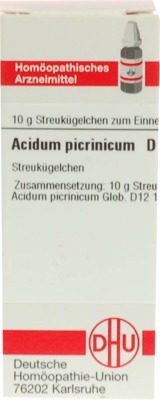 ACIDUM PICRINICUM D 12 Globuli 10 g Globuli