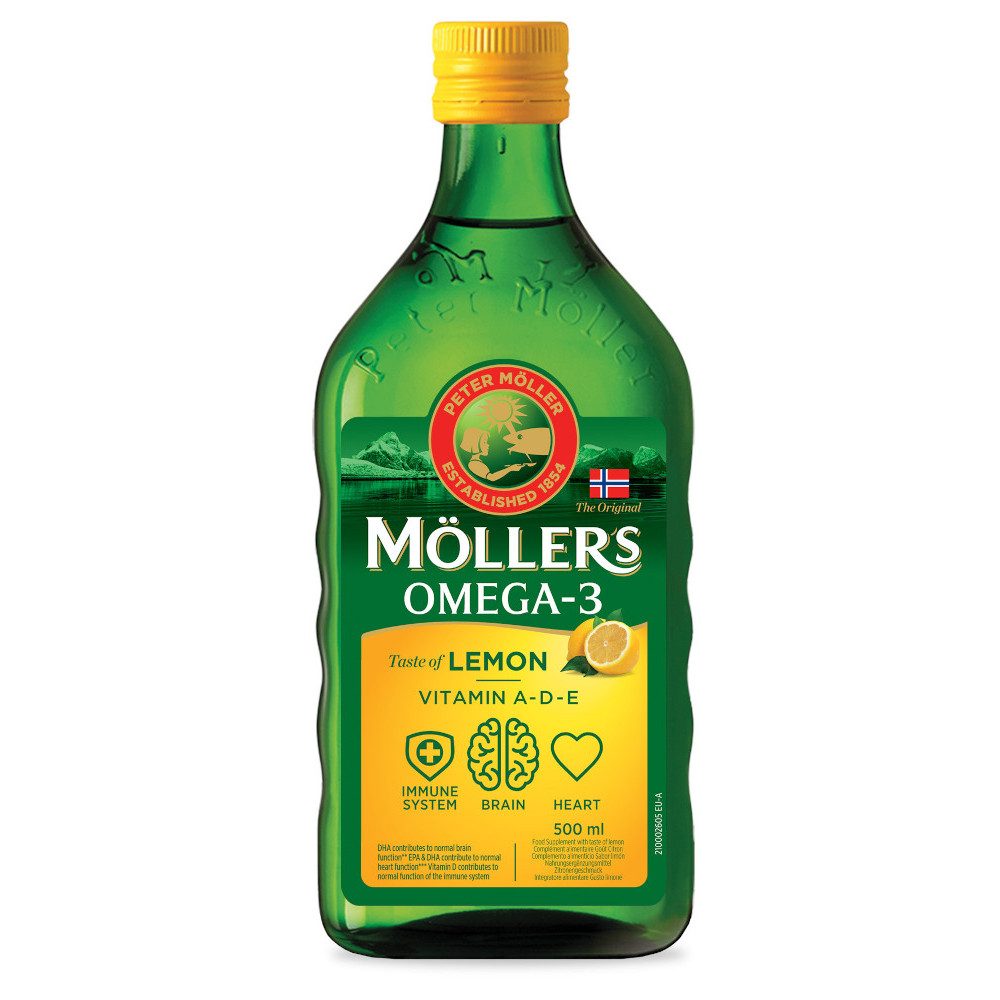 MÖLLERS OMEGA-3 ZITRONEN-GESCHMACK 500 ml Öl