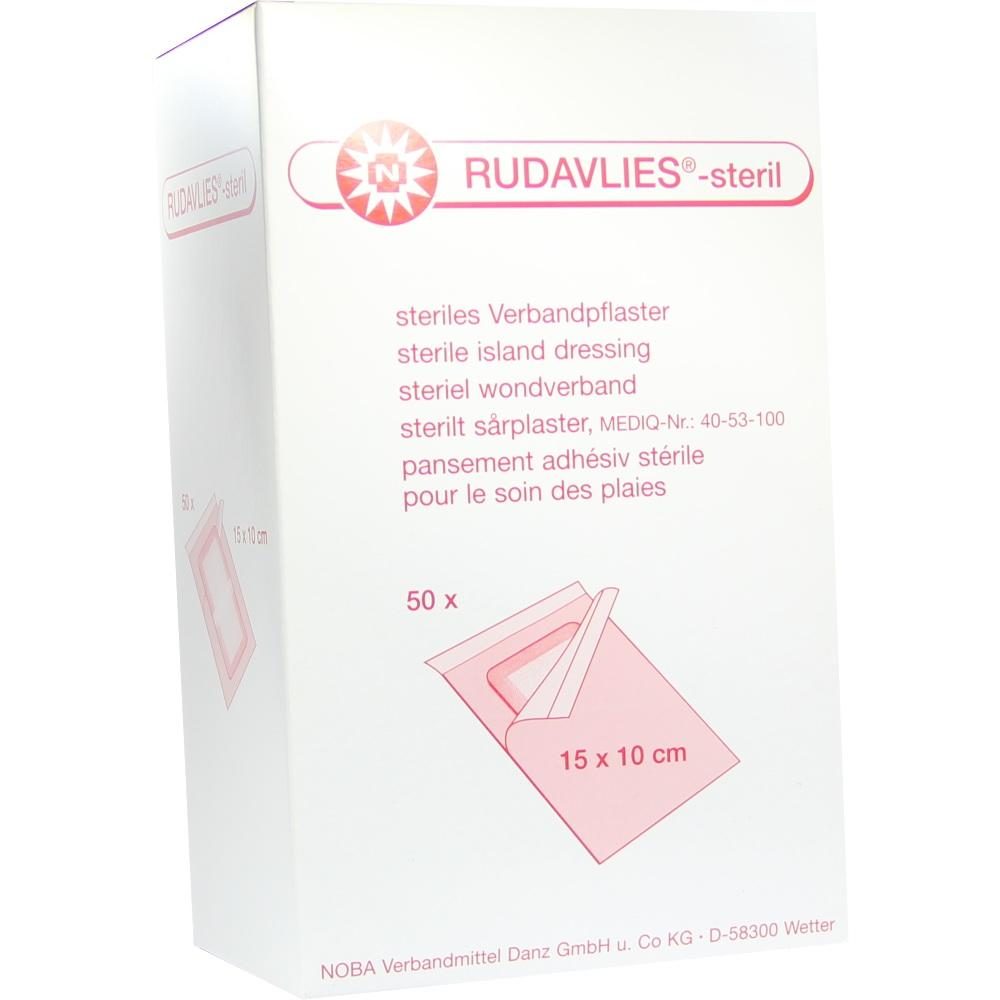 RUDAVLIES-steril Verbandpflaster 10x15 cm 50 St Pflaster