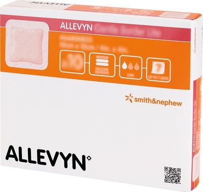 ALLEVYN Gentle Border Lite 10x10 cm Schaumverb. 10 St Verband
