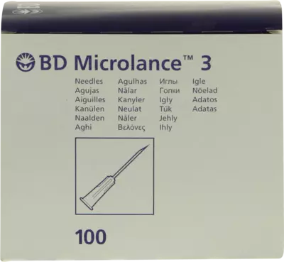 BD MICROLANCE Kanüle 25 G 5/8 0,5x16 mm 100 St Kanüle