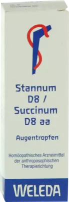WELEDA STANNUM D 8 succinum D 8 aa Augentropfen 10 ml Augentropfen