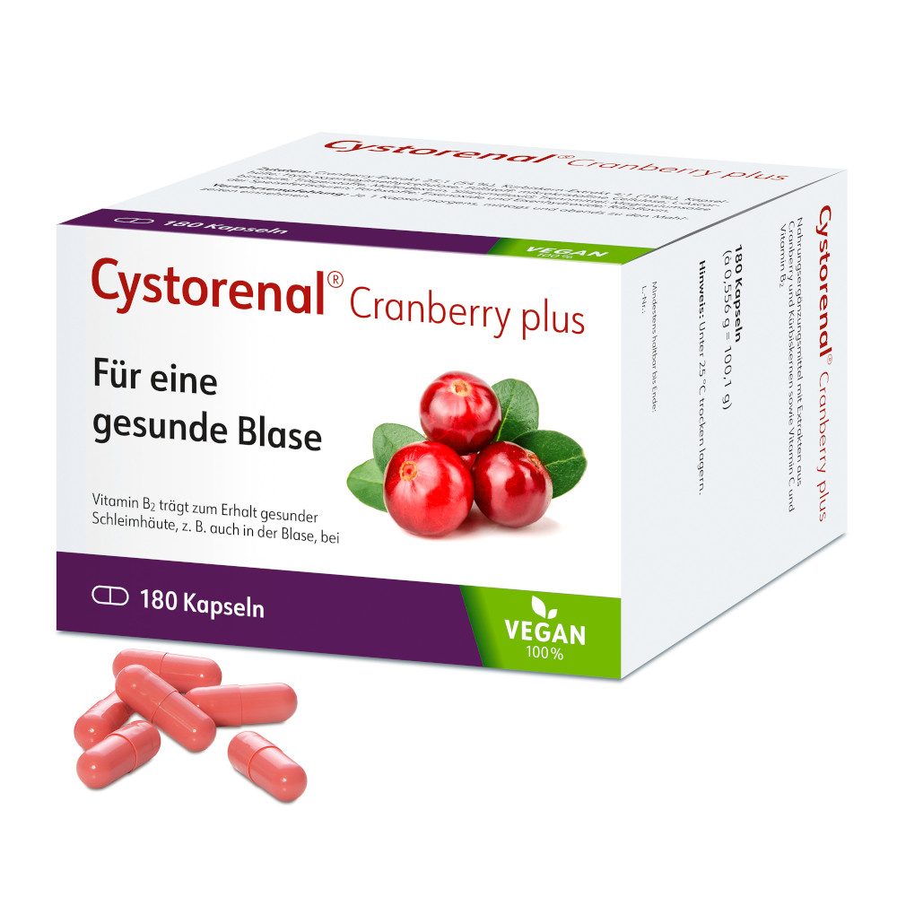 CYSTORENAL Cranberry plus  180 St Kapseln