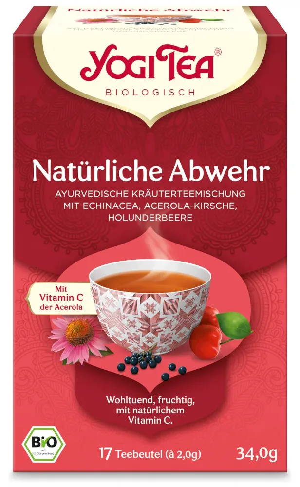 YOGI TEA Natürliche Abwehr Bio Filterbeutel 17X1.8 g Filterbeutel