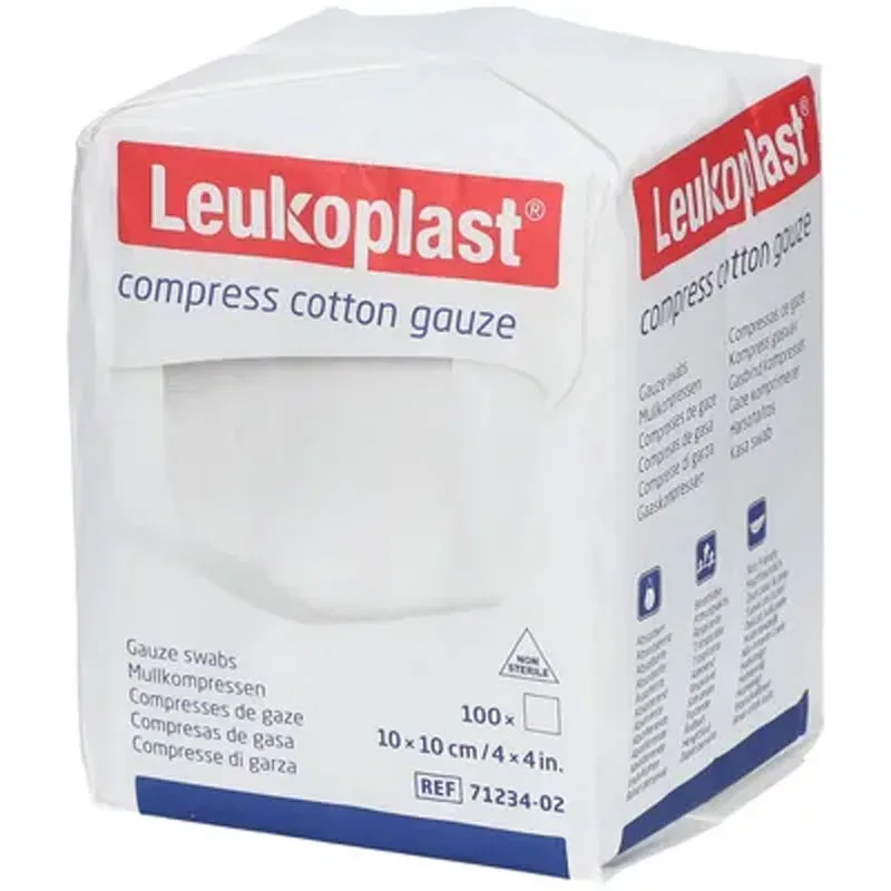 Leukoplast Kompressen 10x10cm 8-fach 100 St Kompressen