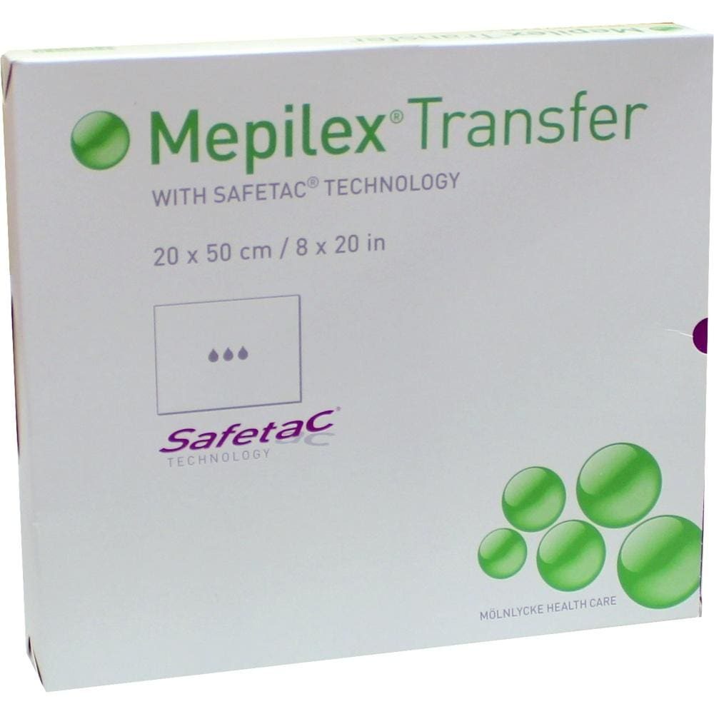MEPILEX Transfer Schaumverband 20x50 cm steril 4 St Verband