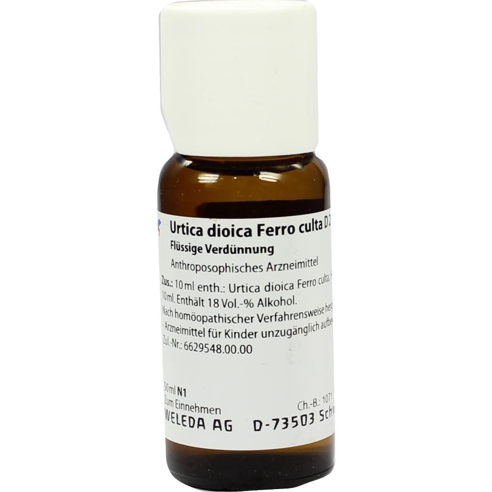 WELEDA URTICA DIOICA FERRO culta D 2 Dilution 50 ml Dilution