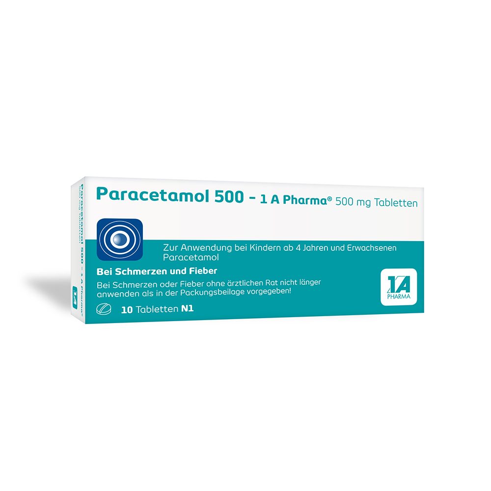 Paracetamol 500-1 A Pharma 10 St Tabletten