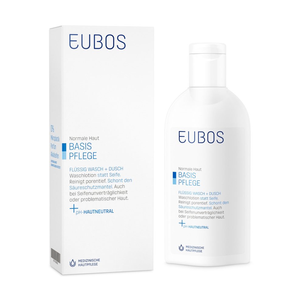 EUBOS BASIS PFLEGE WASCH + DUSCH 200 ml Flüssigkeit