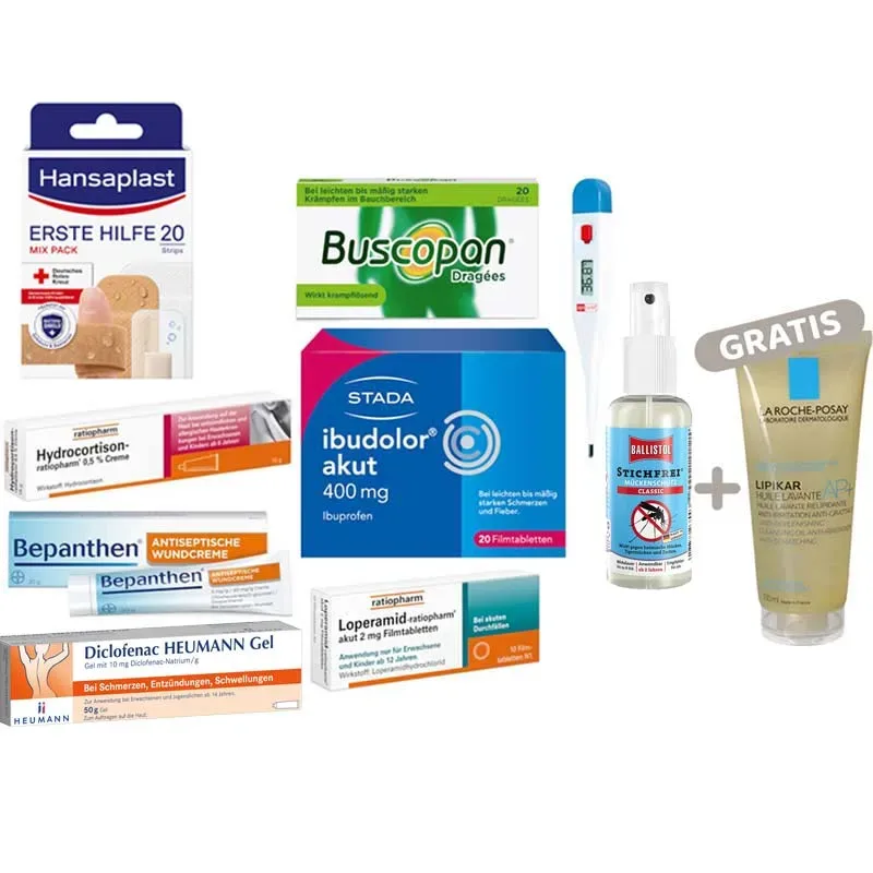 Reiseapotheke für Fernreisen 1 Sparset
