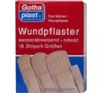 GOTHAPLAST Wundpfl.wasserfest 4 Größen 18 St