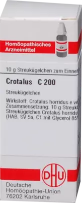 CROTALUS C 200 Globuli 10 g Globuli