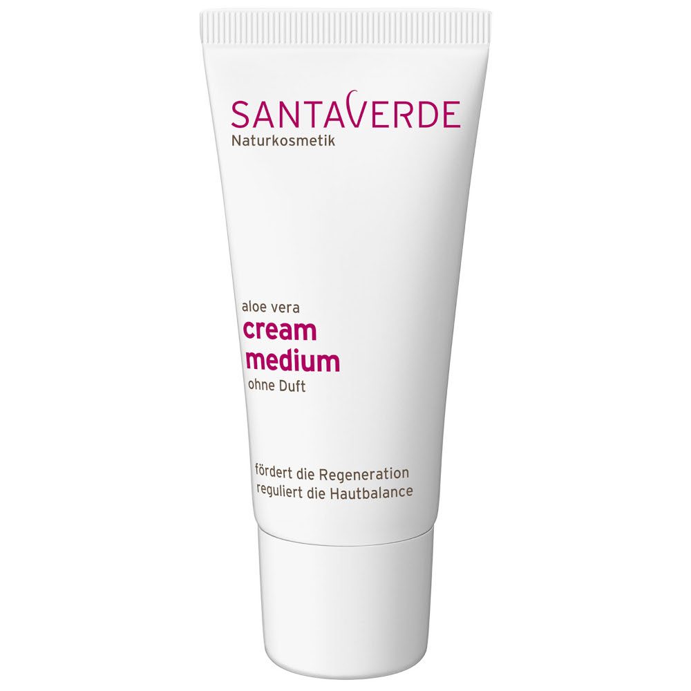 SANTA VERDE ALOE VERA cream medium aloe vera ohne Duft 30 ml Creme