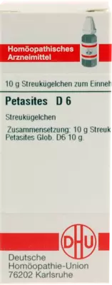 PETASITES D 6 Globuli 10 g Globuli