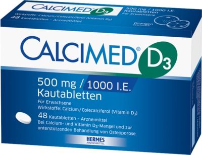CALCIMED D3 500mg/1000 I.E.  48 St Kautabletten