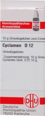 CYCLAMEN D 12 Globuli 10 g Globuli