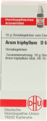 ARUM TRIPHYLLUM D 6 Globuli 10 g Globuli