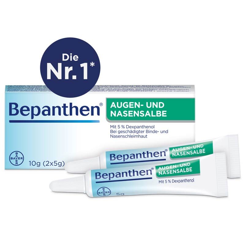 Bepanthen AUGEN- UND NASENSALBE 10 g Augen- und Nasensalbe